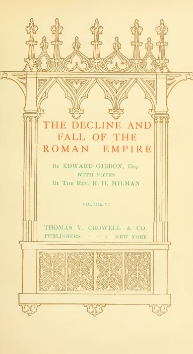 The decline and fall of the Roman Empire 