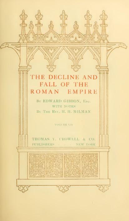 The decline and fall of the Roman Empire 