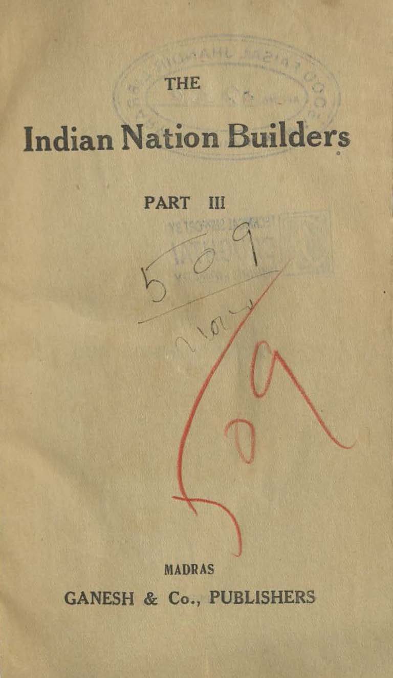 The Indian nation builders