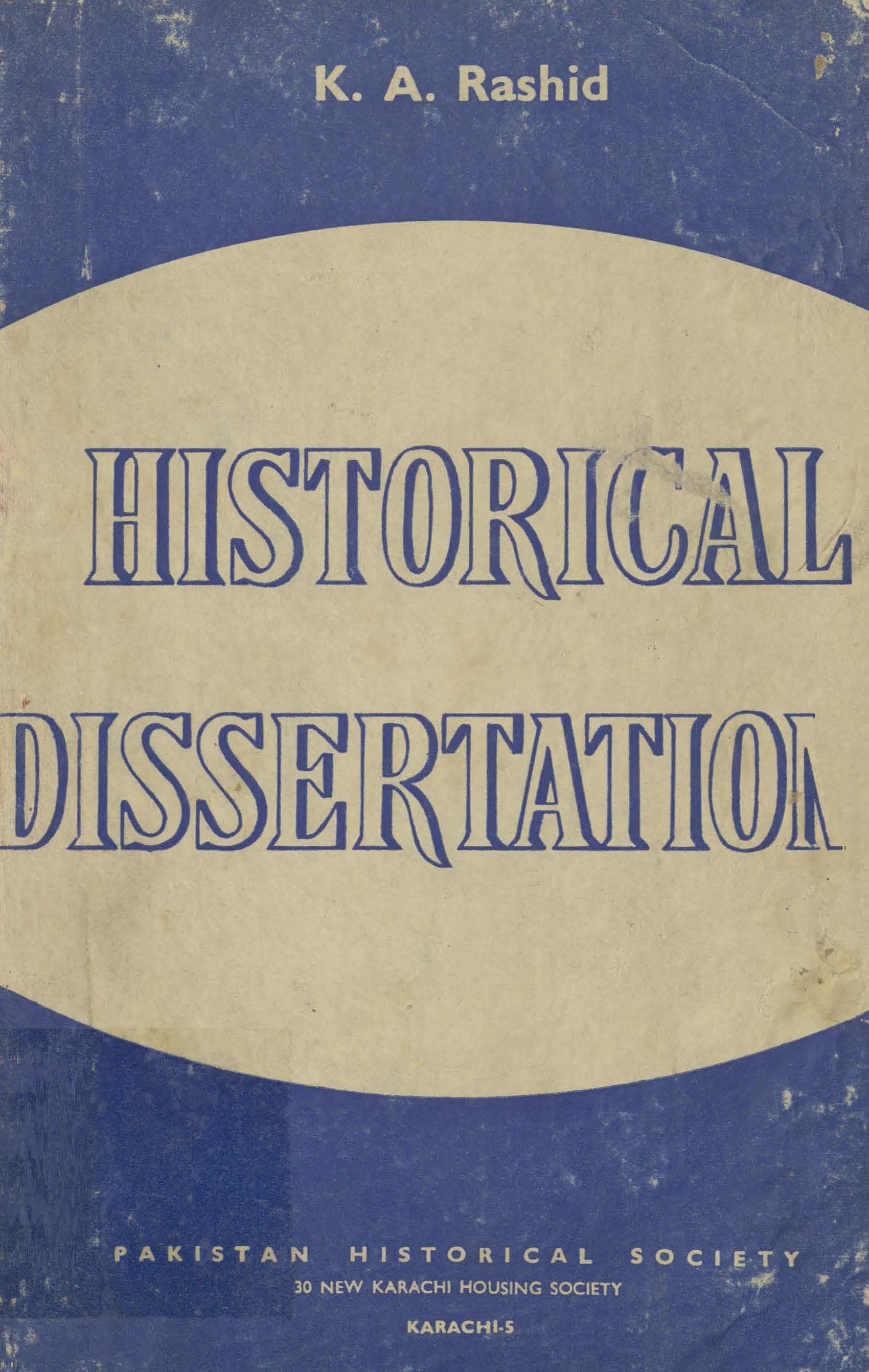 Historical dissertations