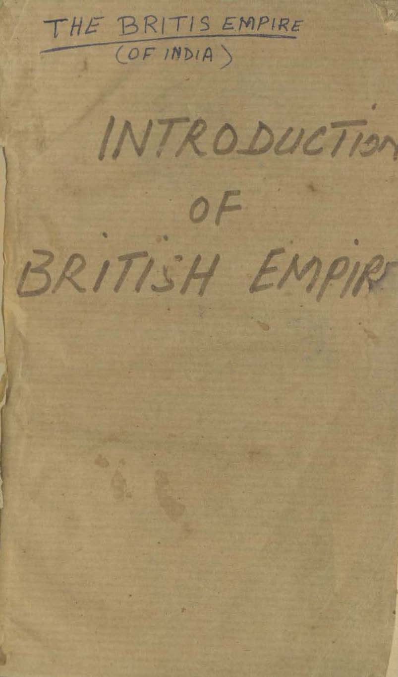 Introduction of British Empire