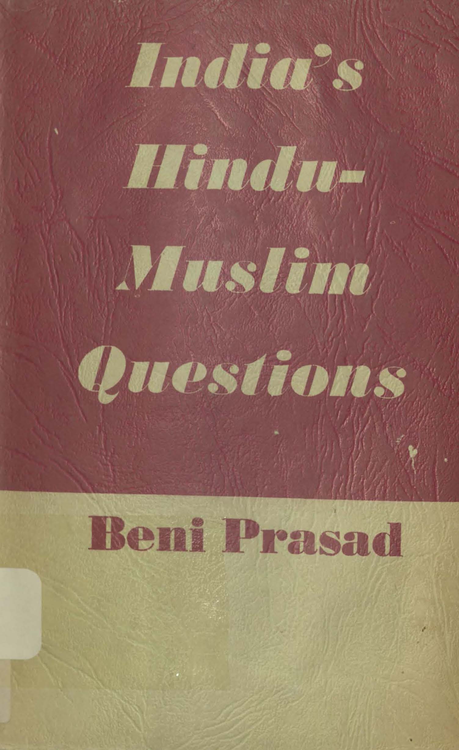 India's Hindu-Muslim questions 