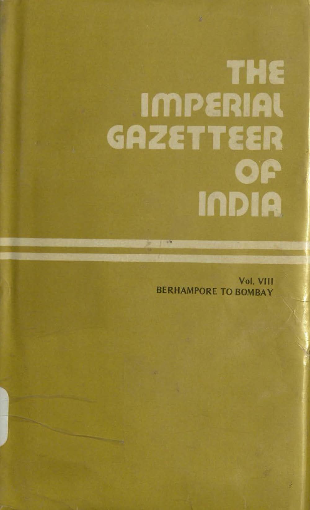 The Imperial gazetteer of India