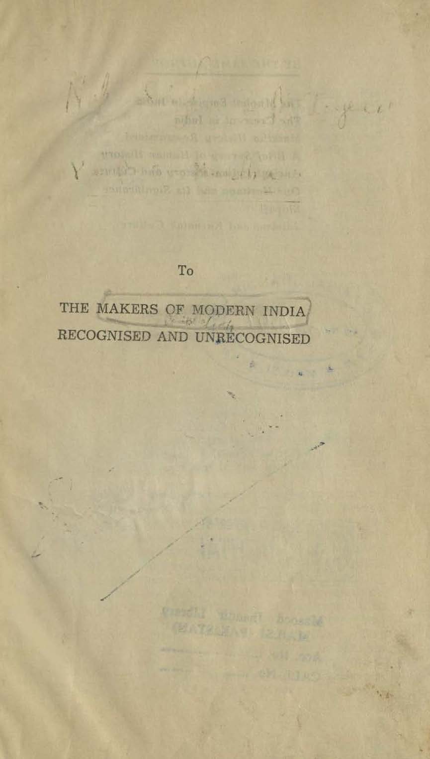 The making of modern India