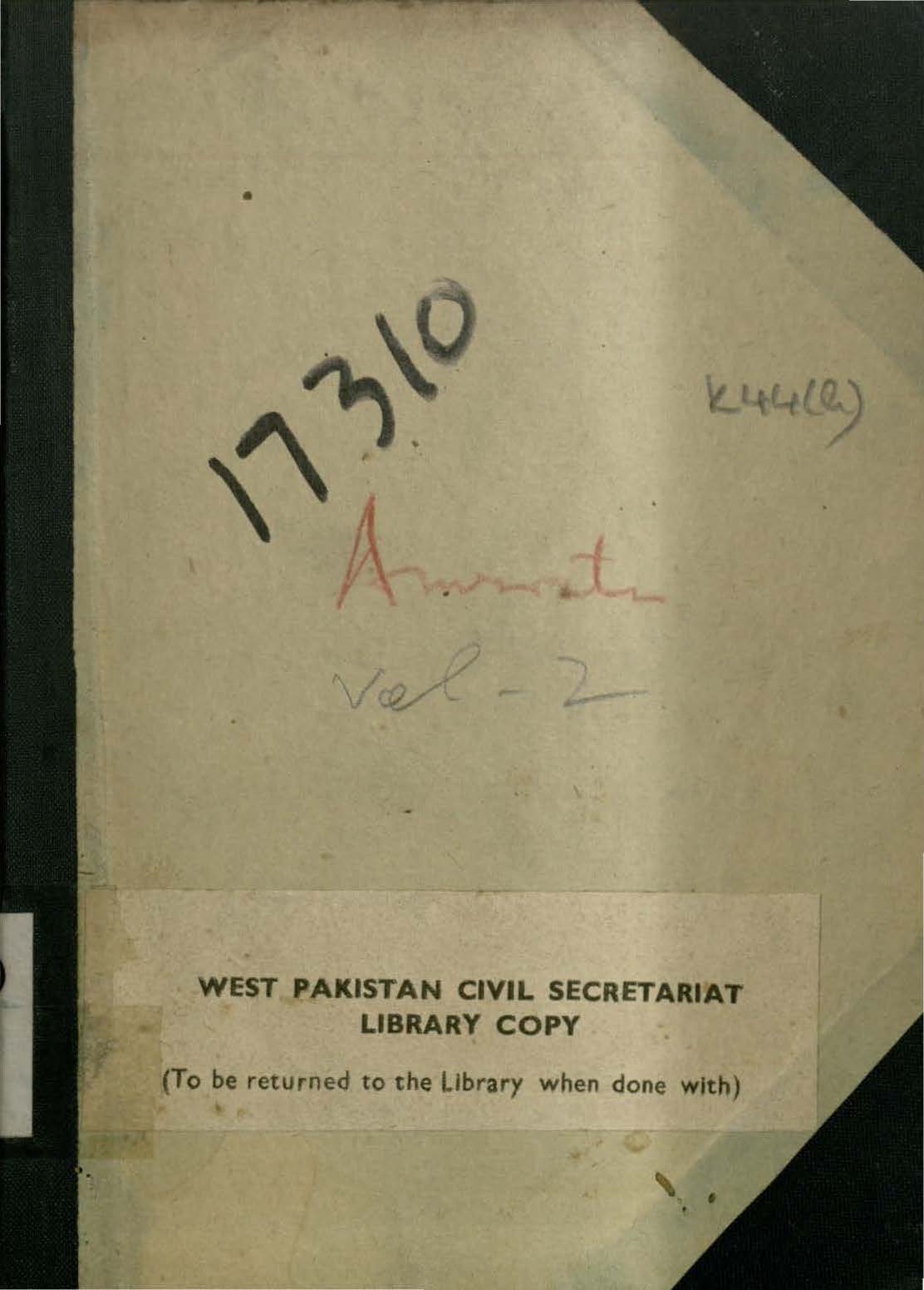 Central Provinces District Gazetteers Amraoti District, B-Volume, Statistical Tables 1891 - 1926 