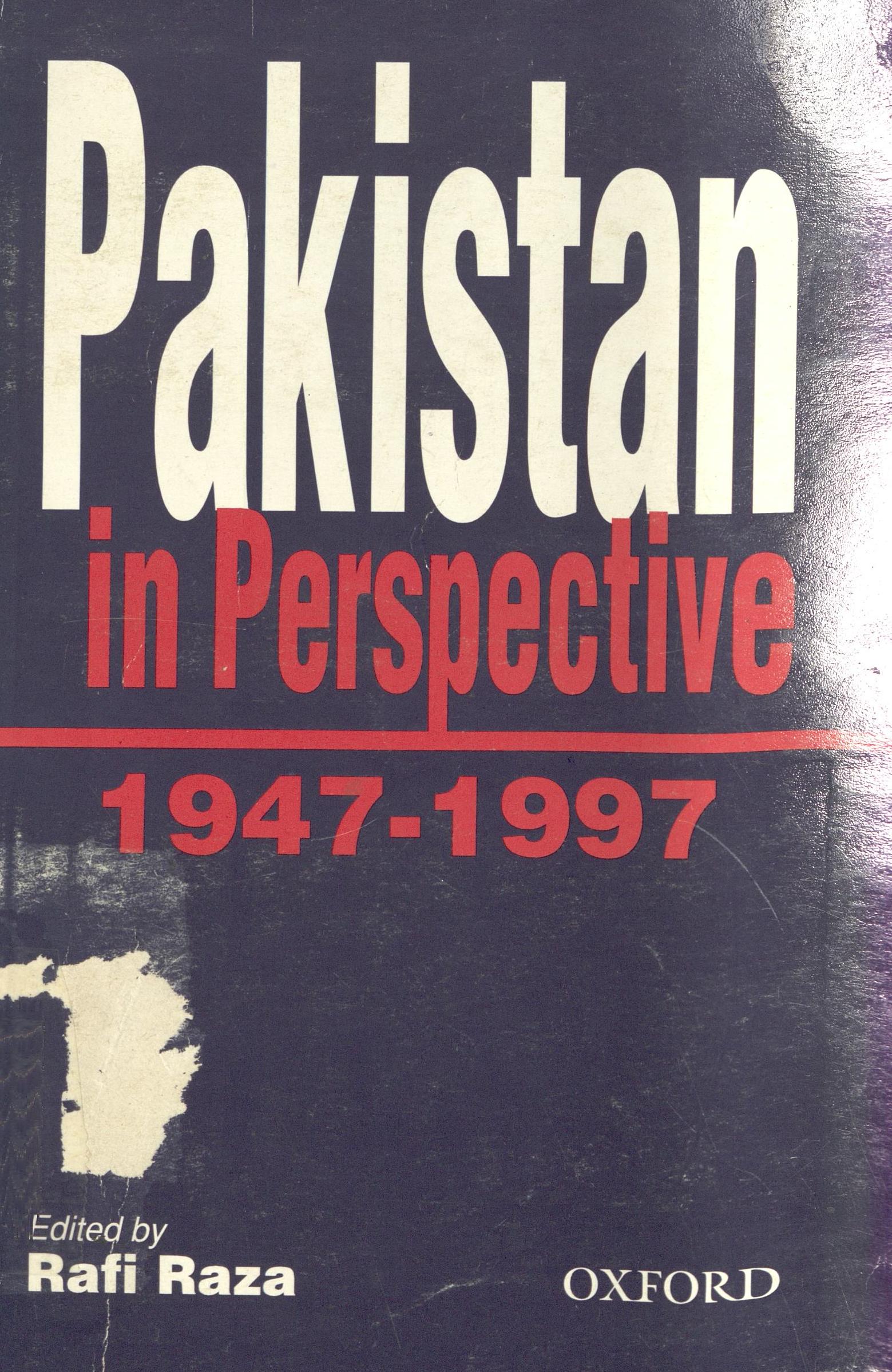 Pakistan in perspective 1947-1997