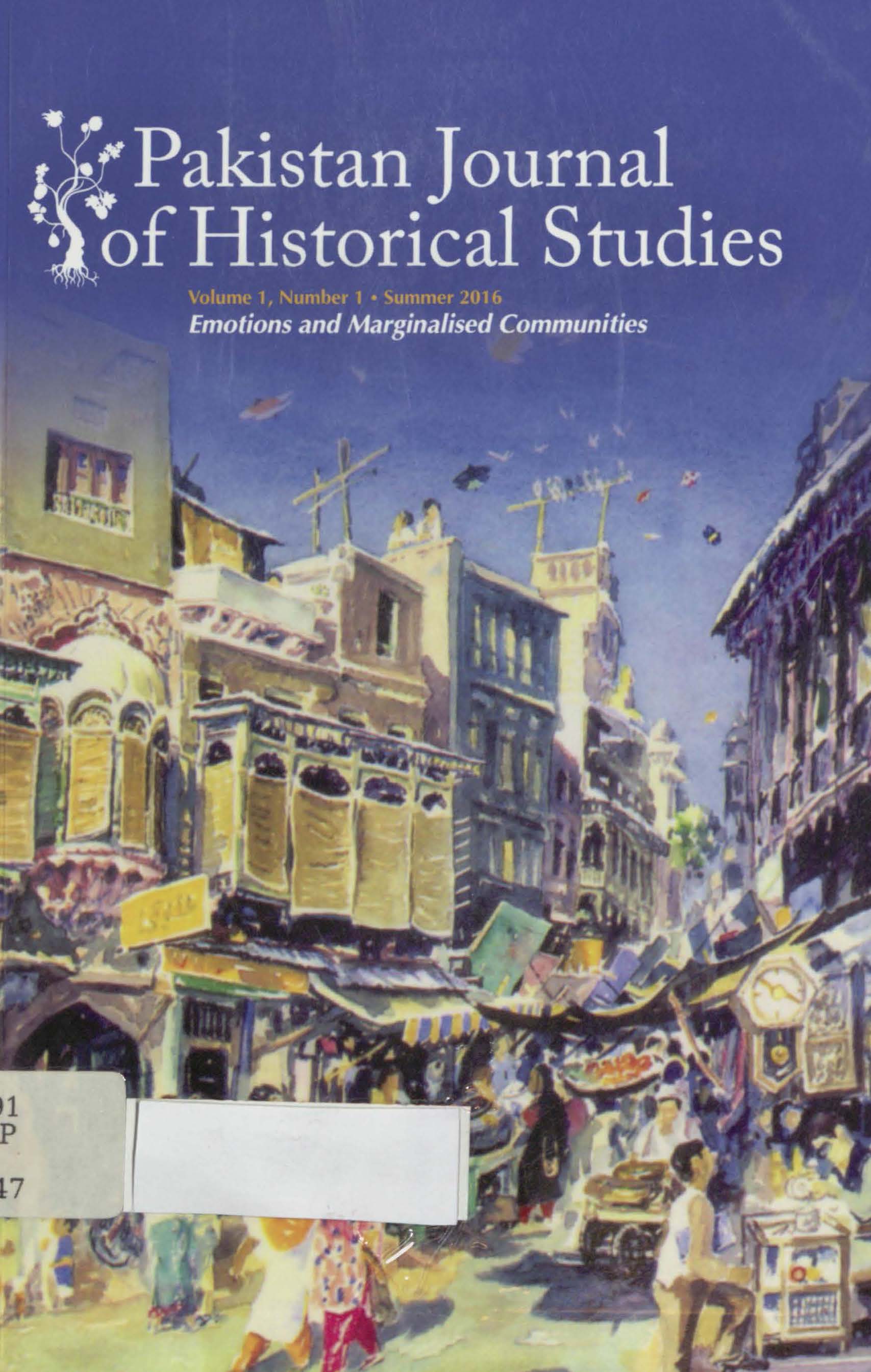 Pakistan journal of historical studies