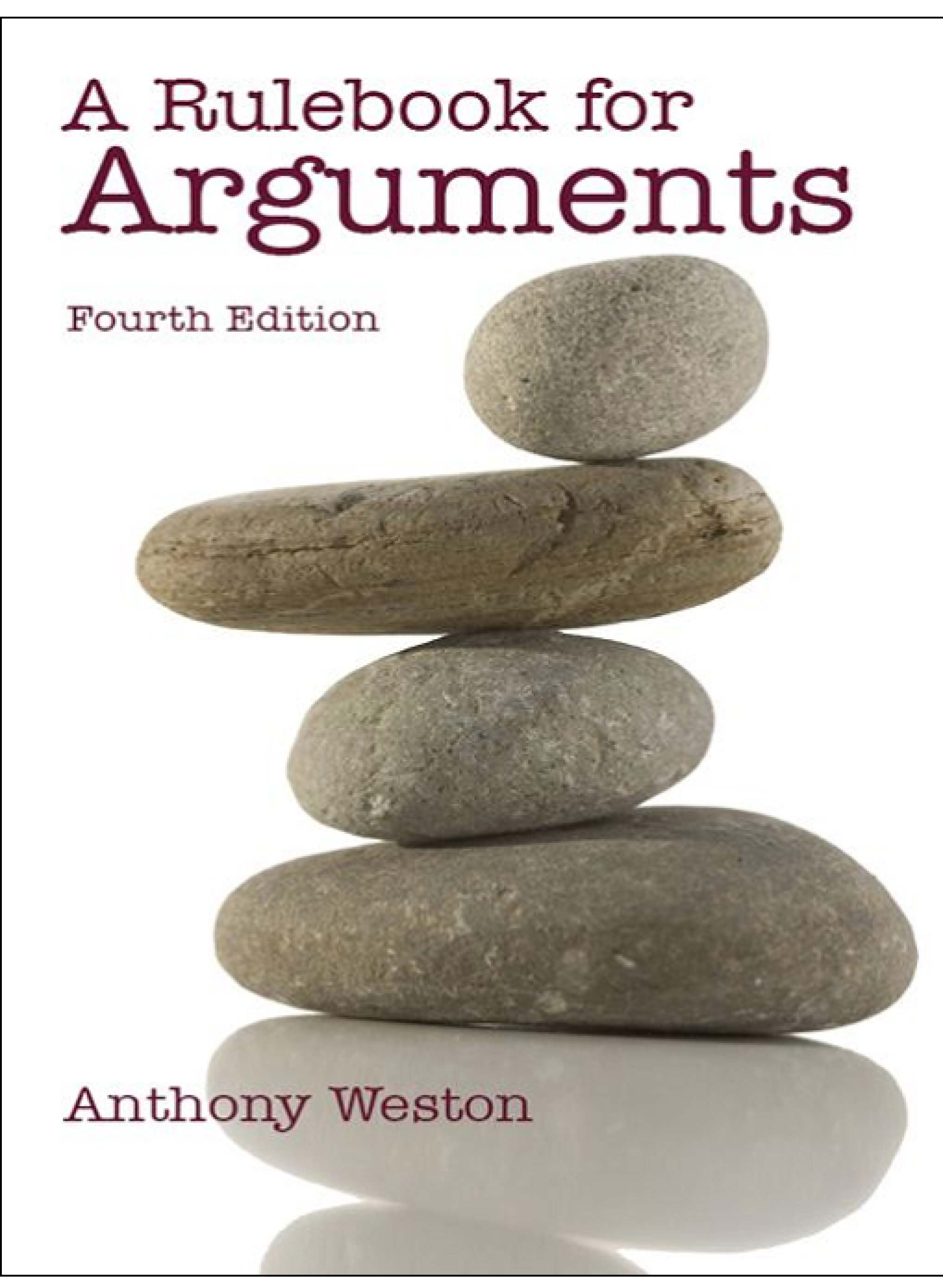 A Rulebook for Arguments