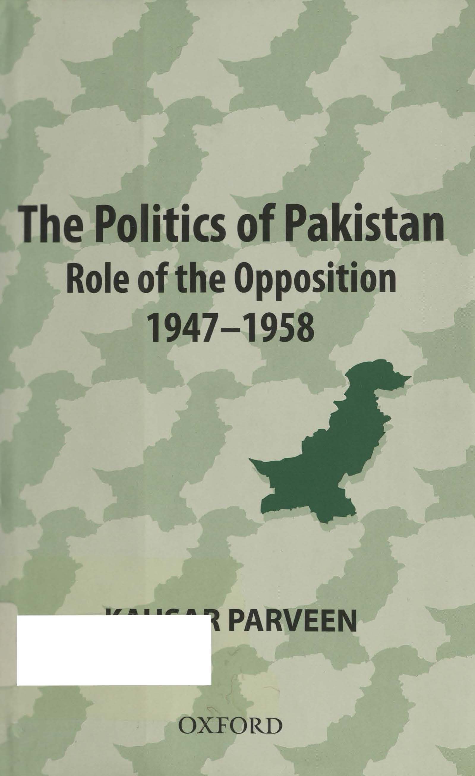 The politics of Pakistan 