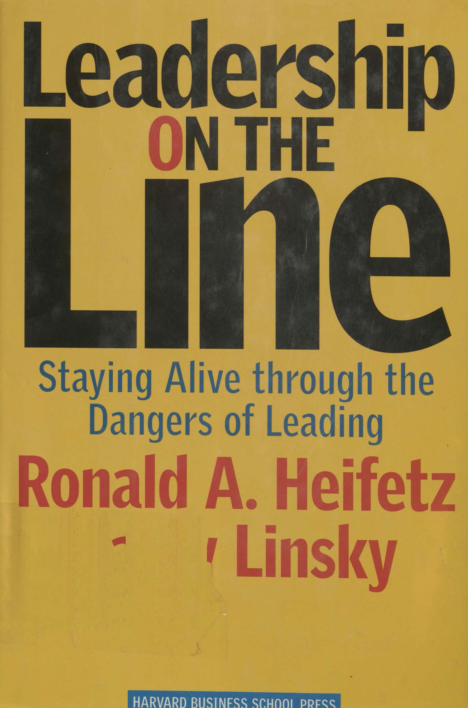 Leadership on the line 