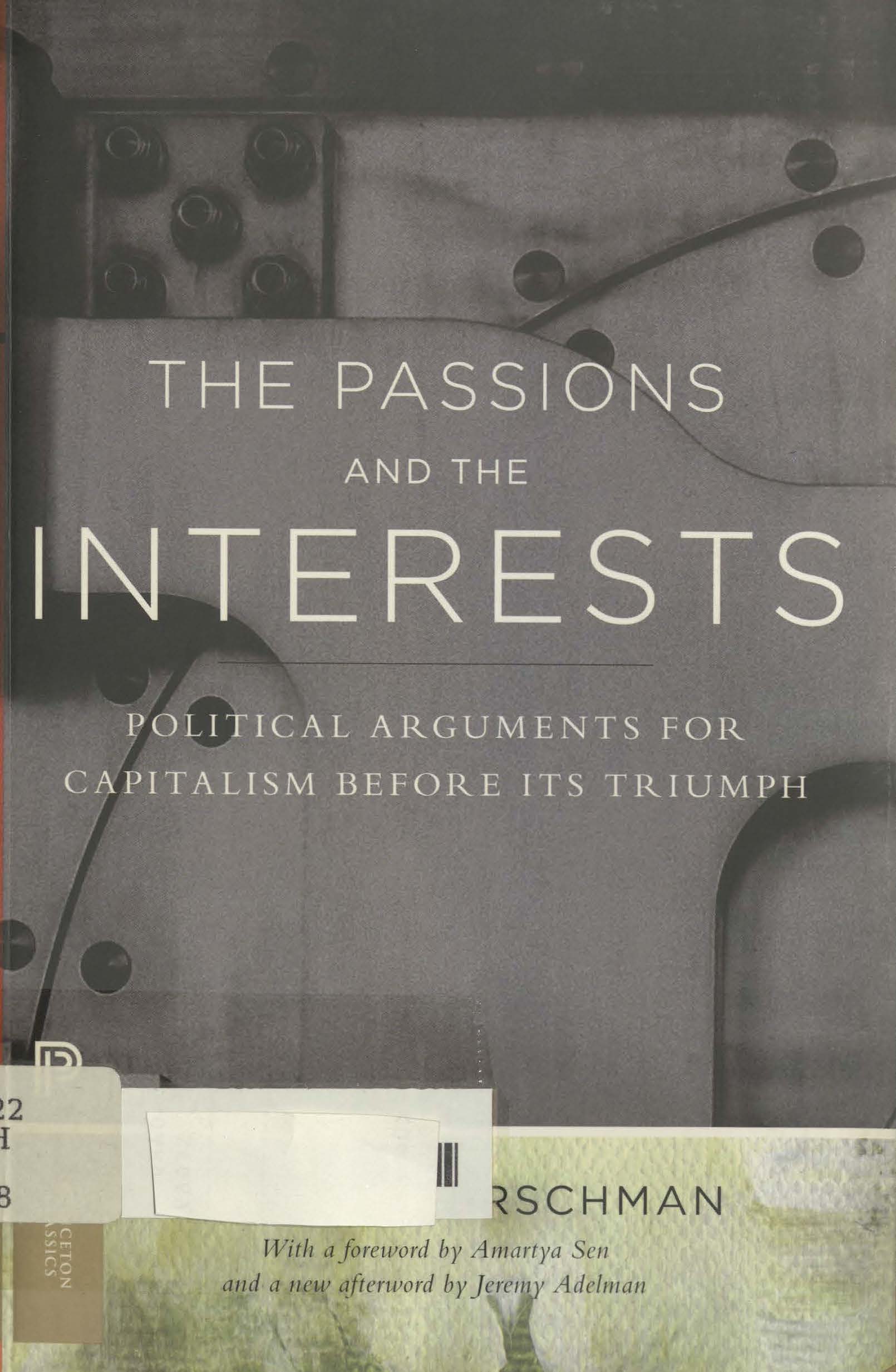 The passions and the interests