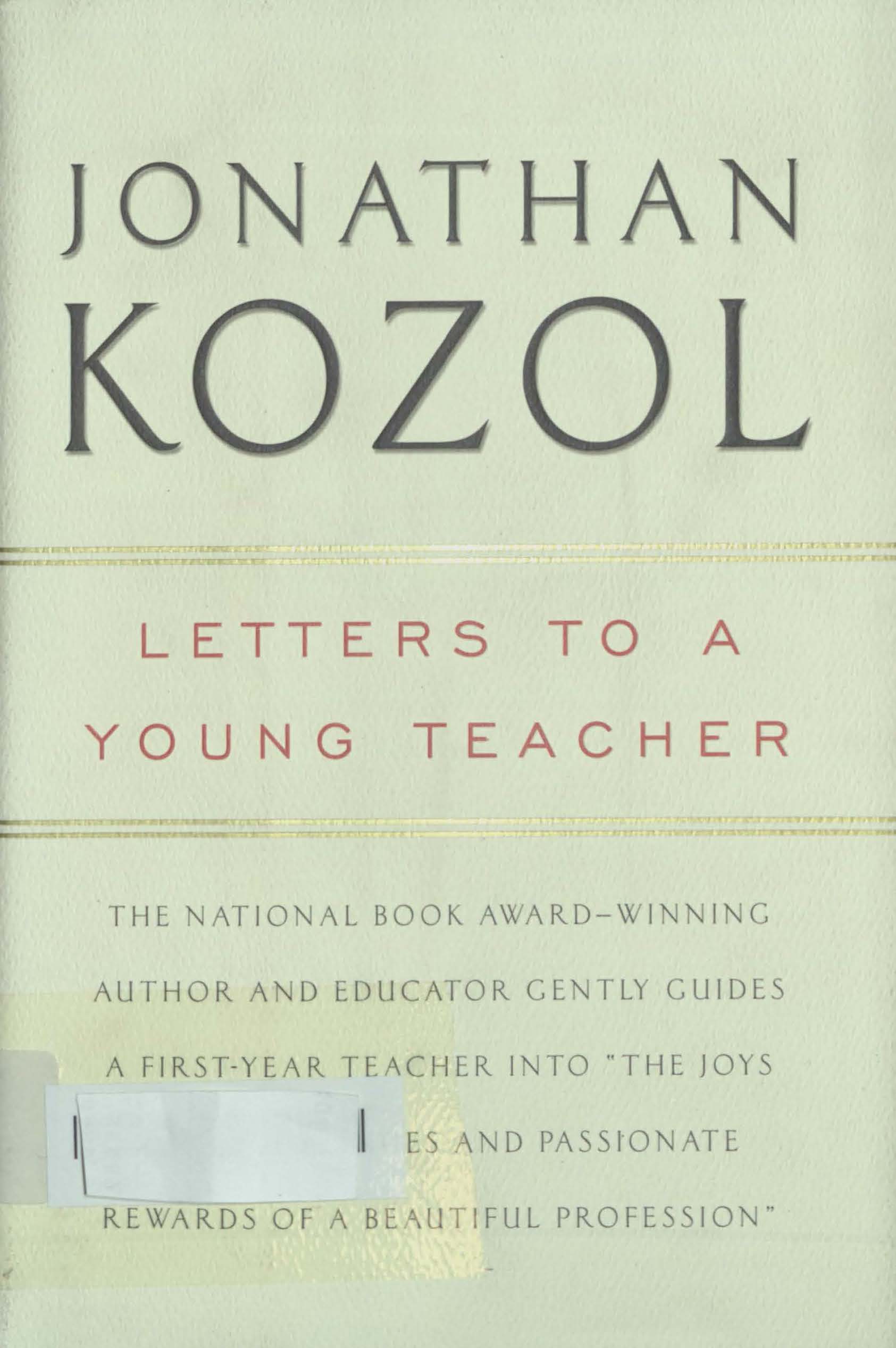 Letters to a young teacher 