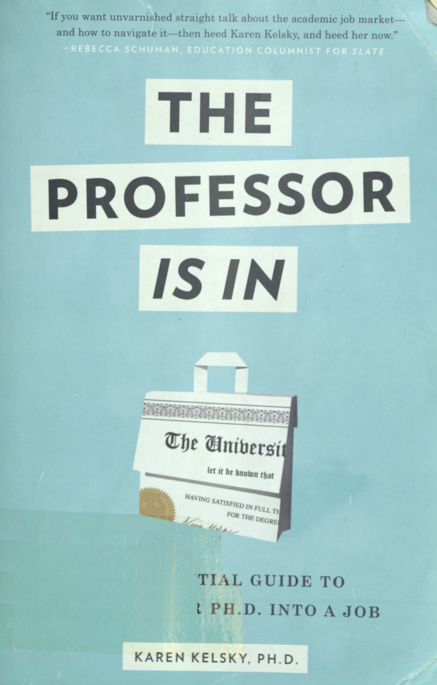 The professor is in 