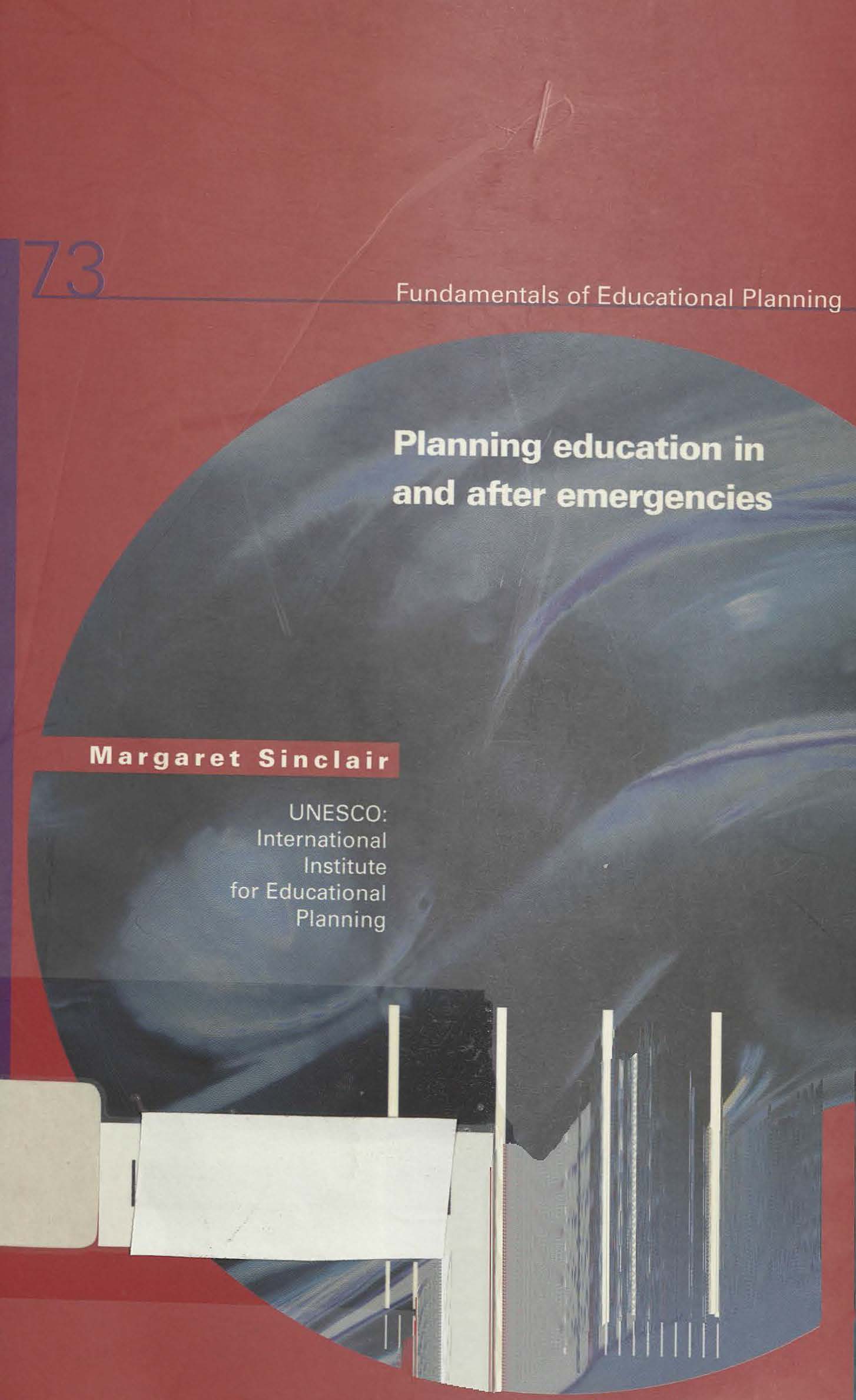 Planning education in and after emergencies 