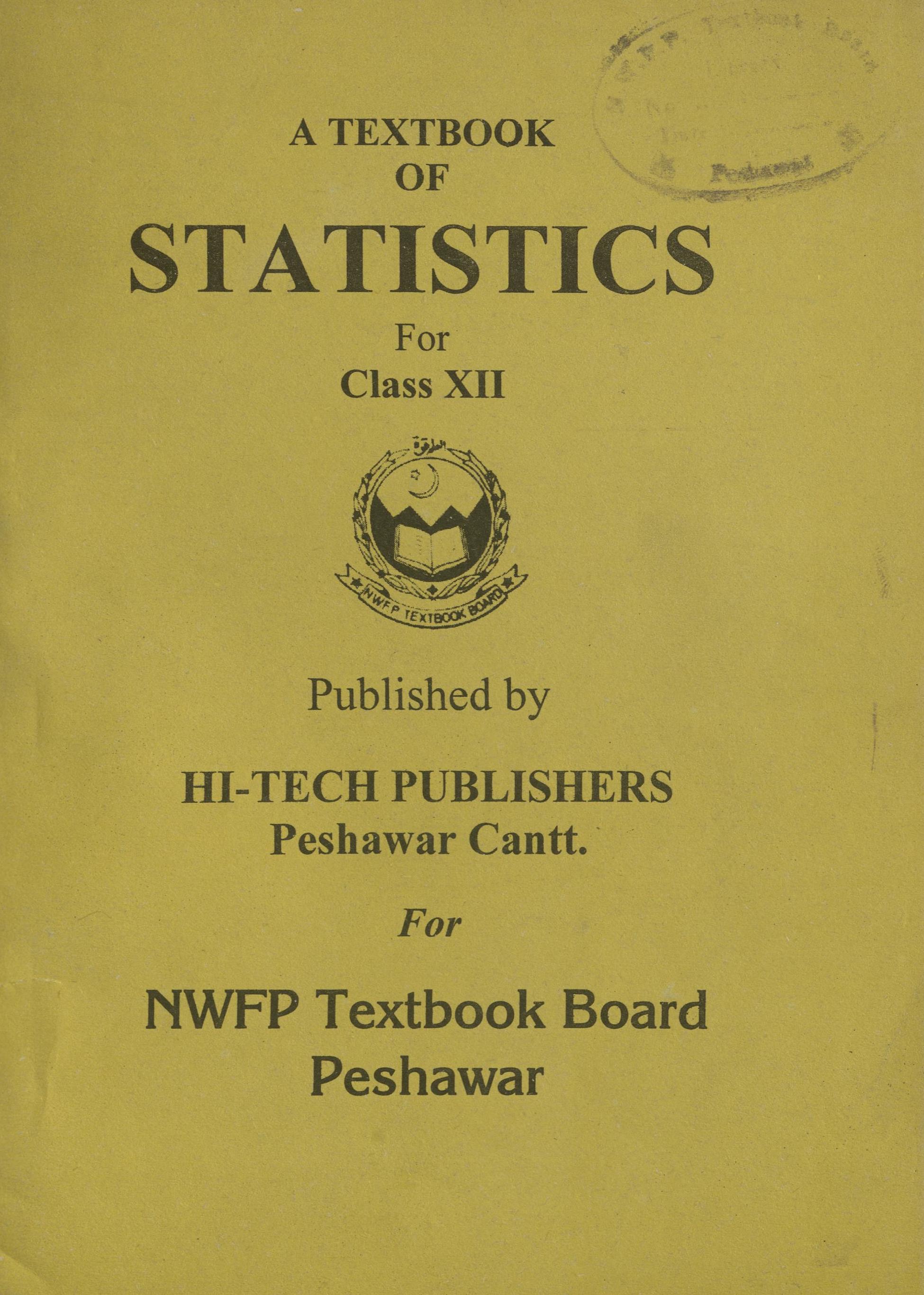 A Textbook of Statistics for class 12