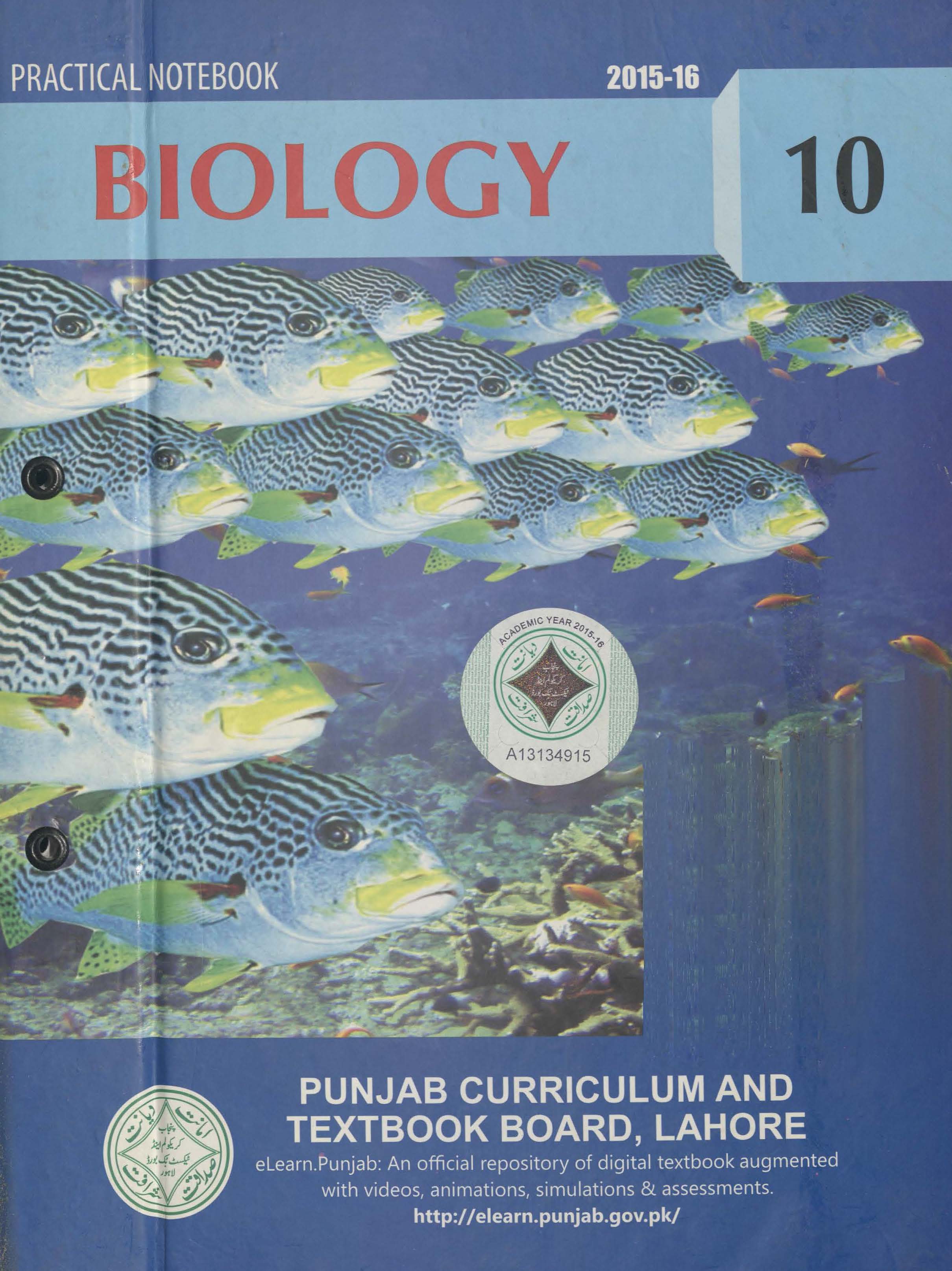 Practical notebook biology