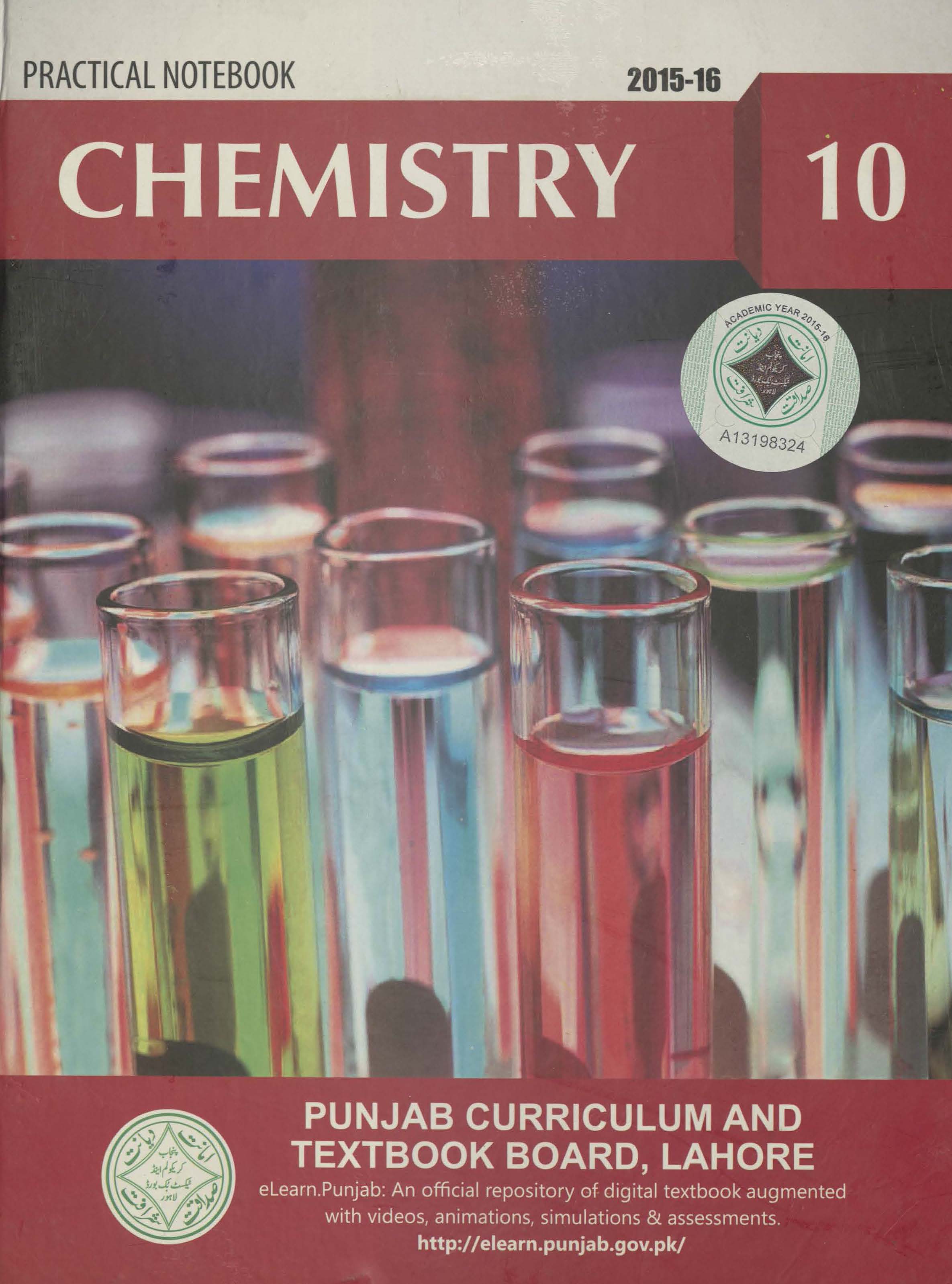 Practical notebook chemistry