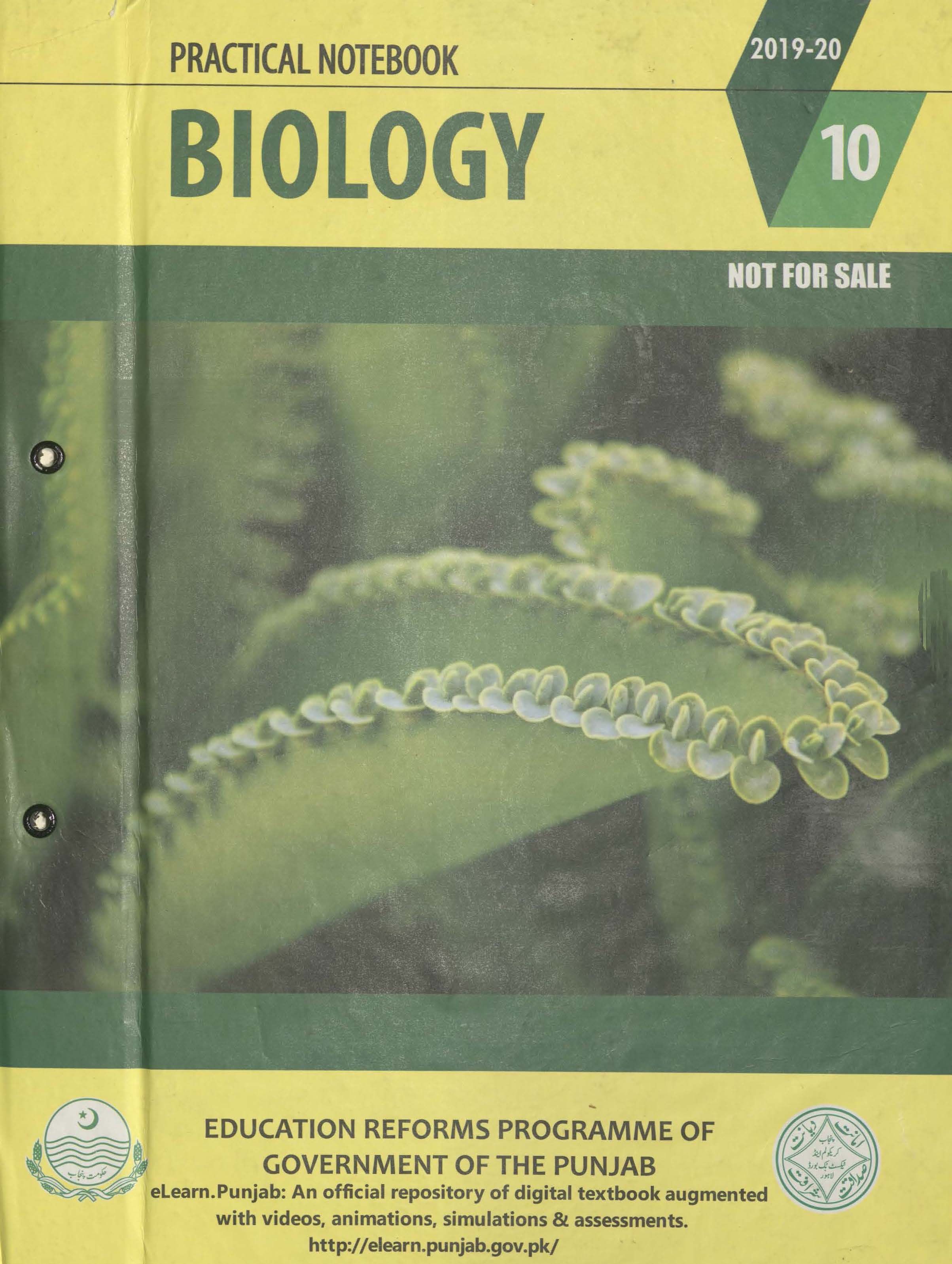 Practical notebook biology