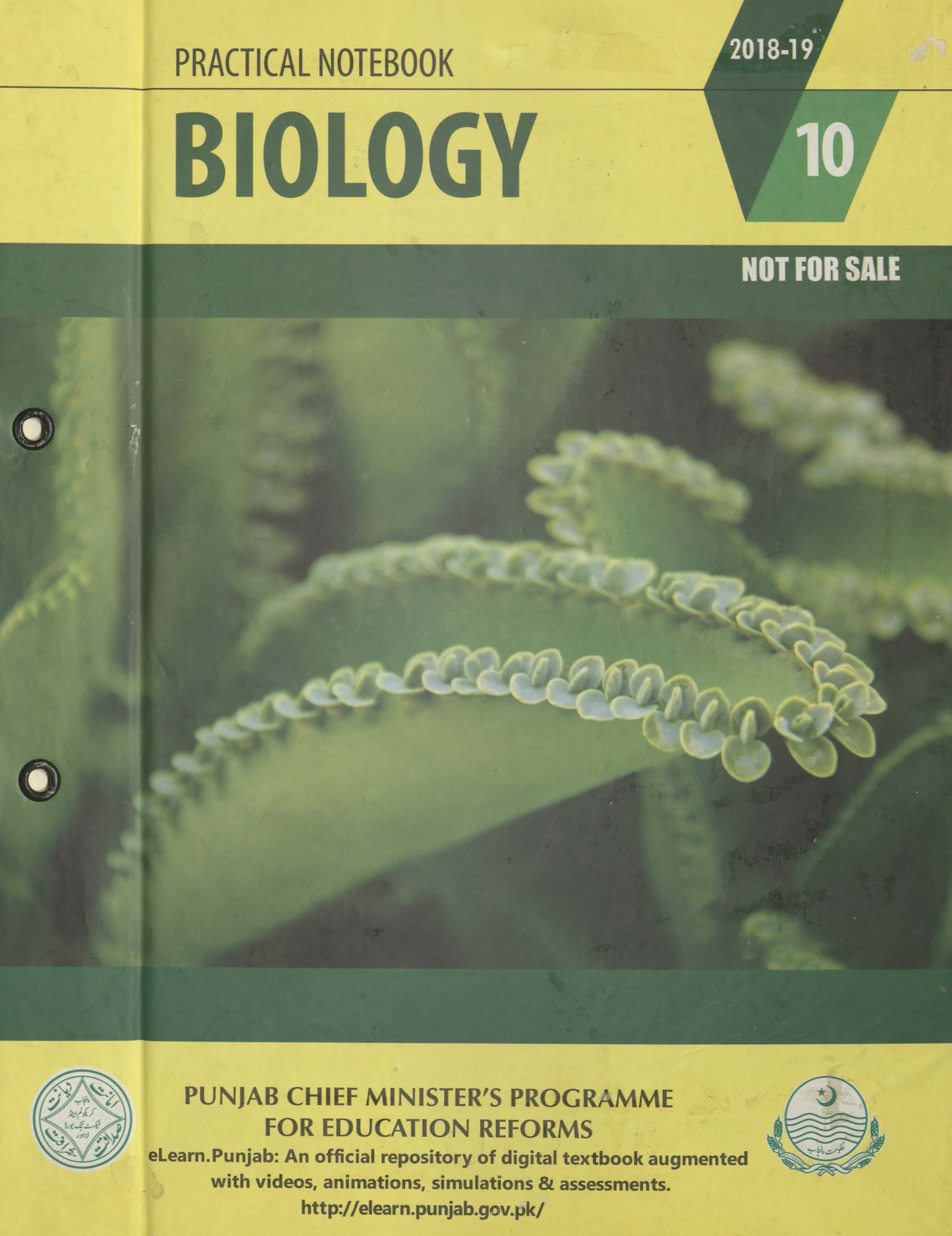 Practical notebook biology