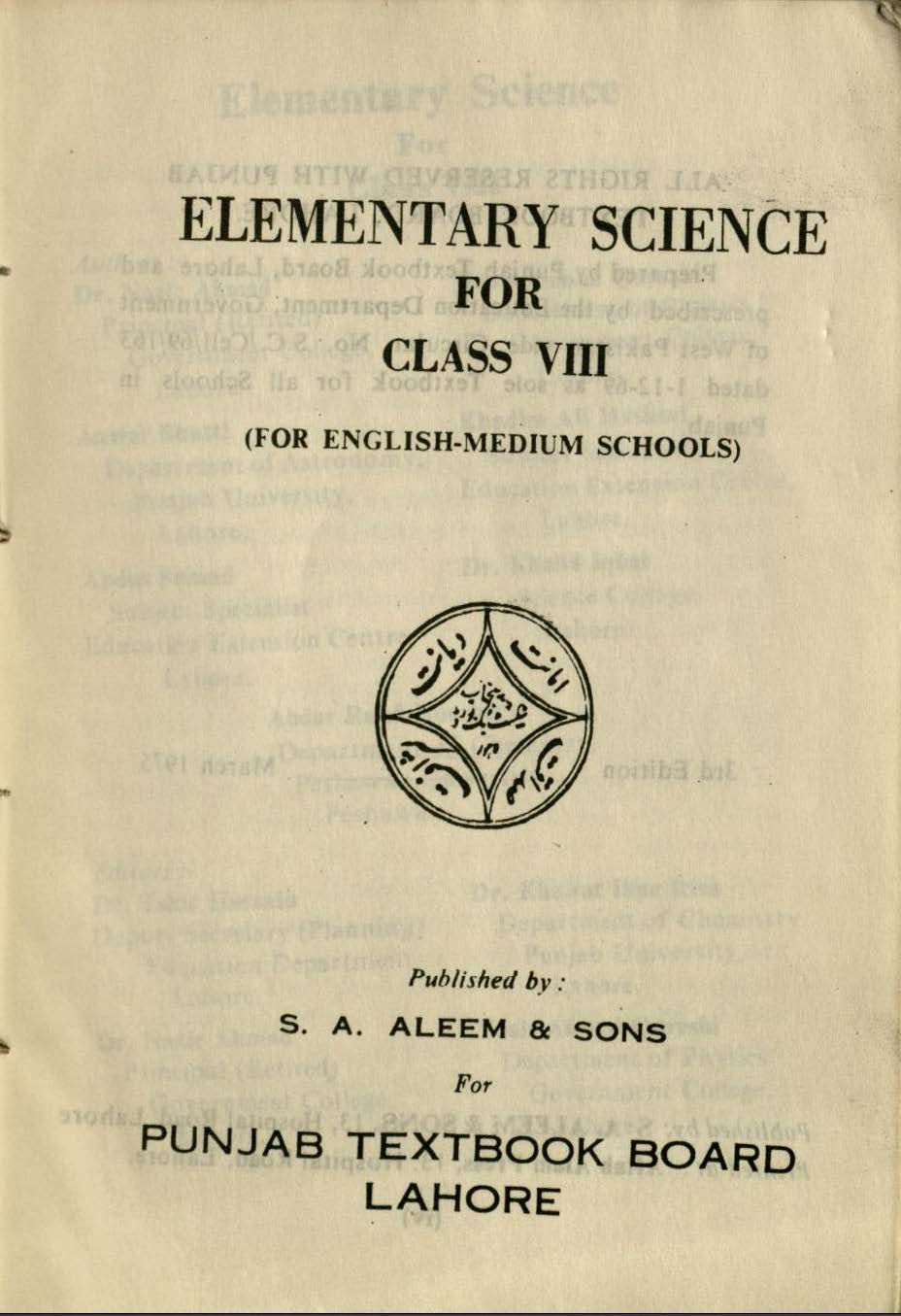 Elementary science