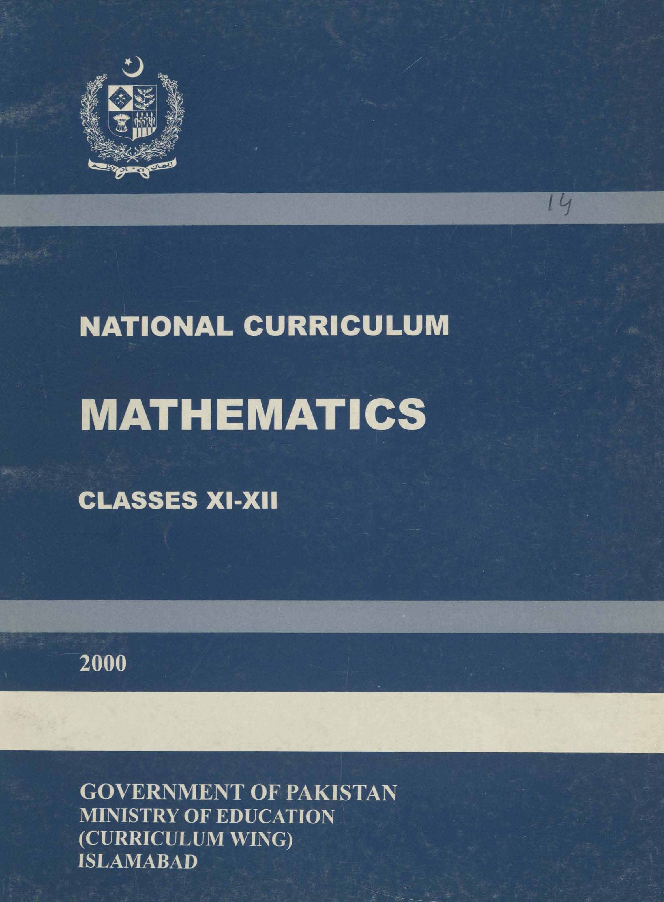 National Curriculum Mathematics (Grade XI-XII)