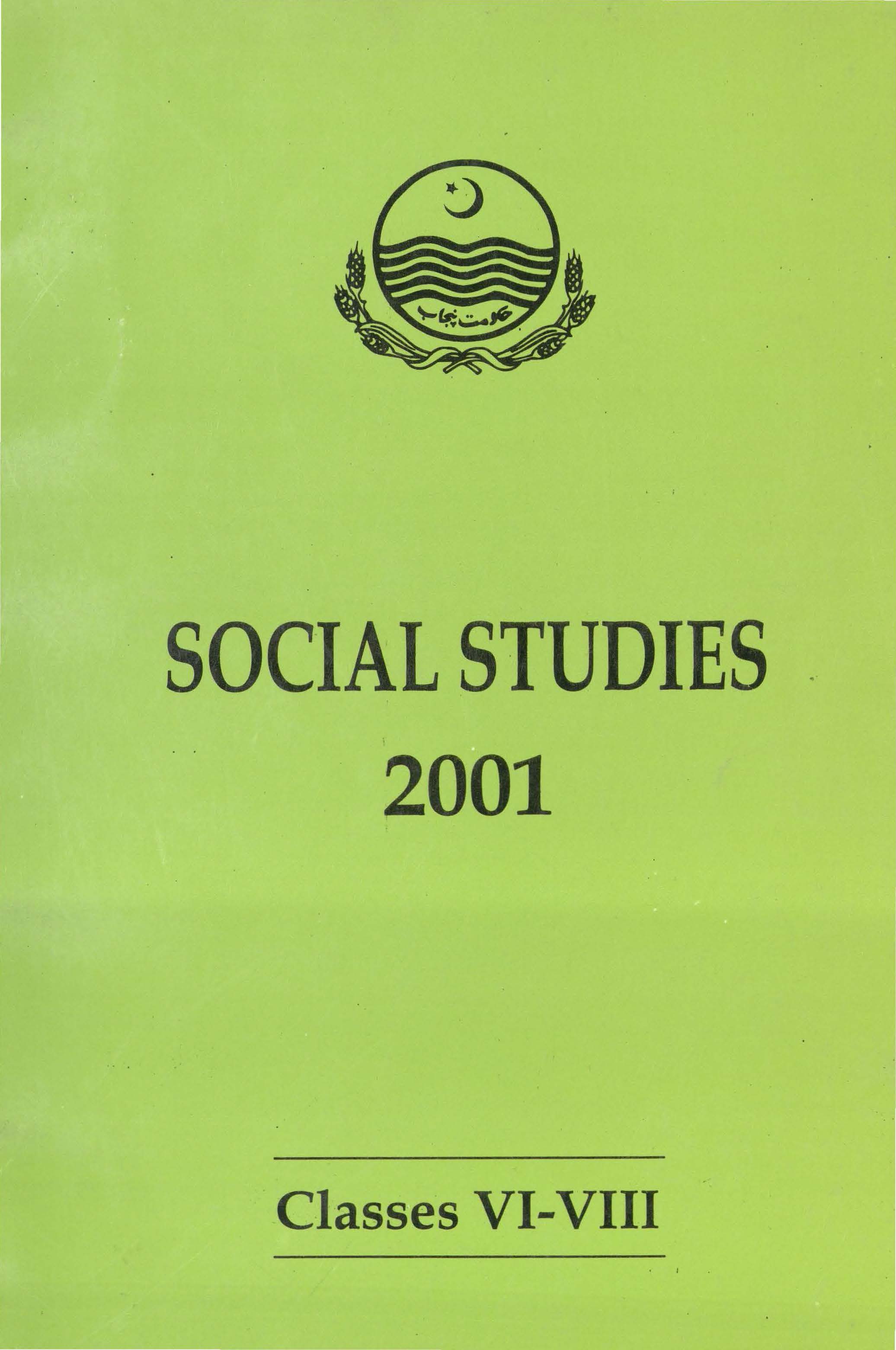  Curriculum Social Studies (Grade VI-VIII)