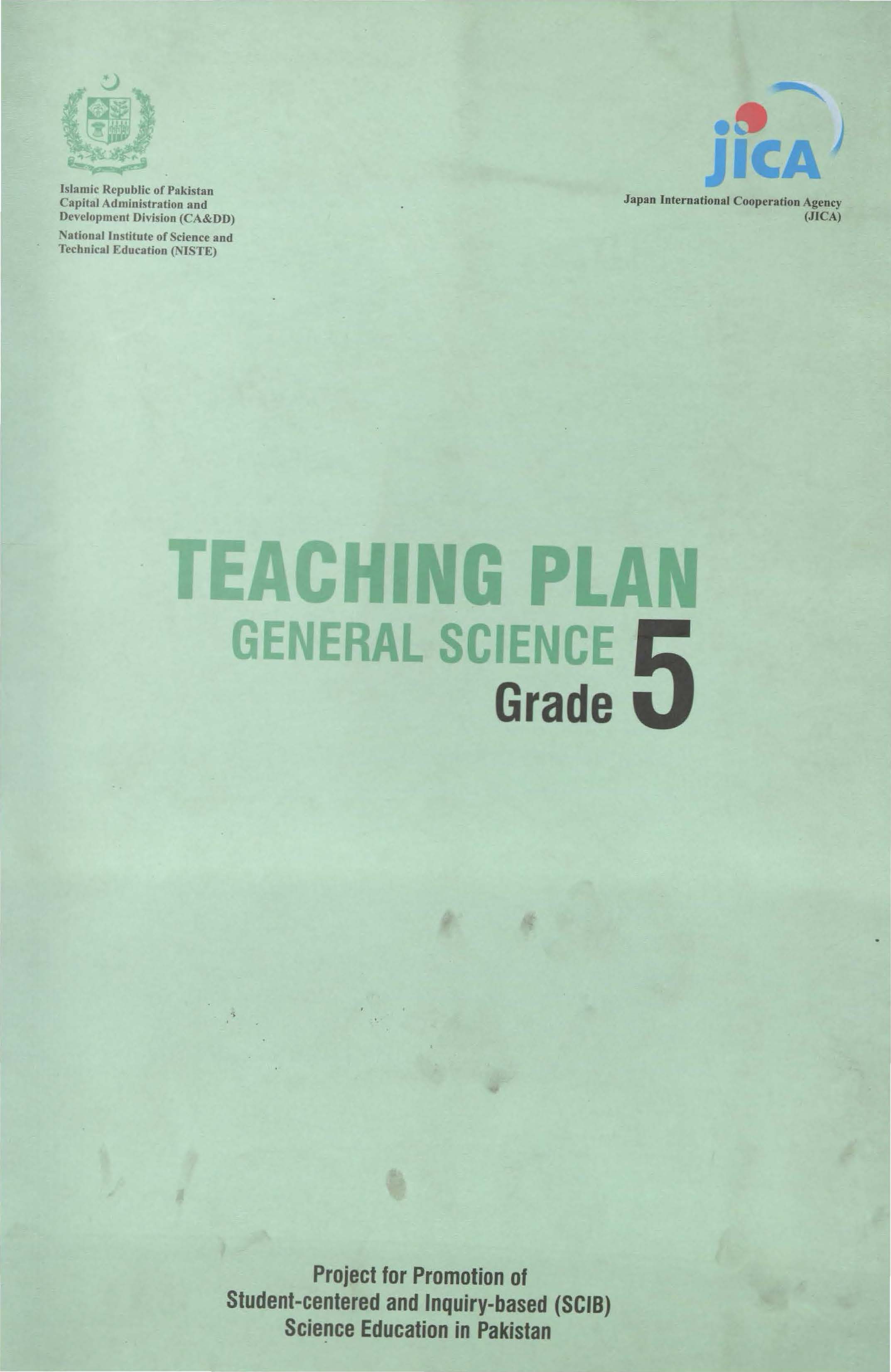 Teaching Plan General Science