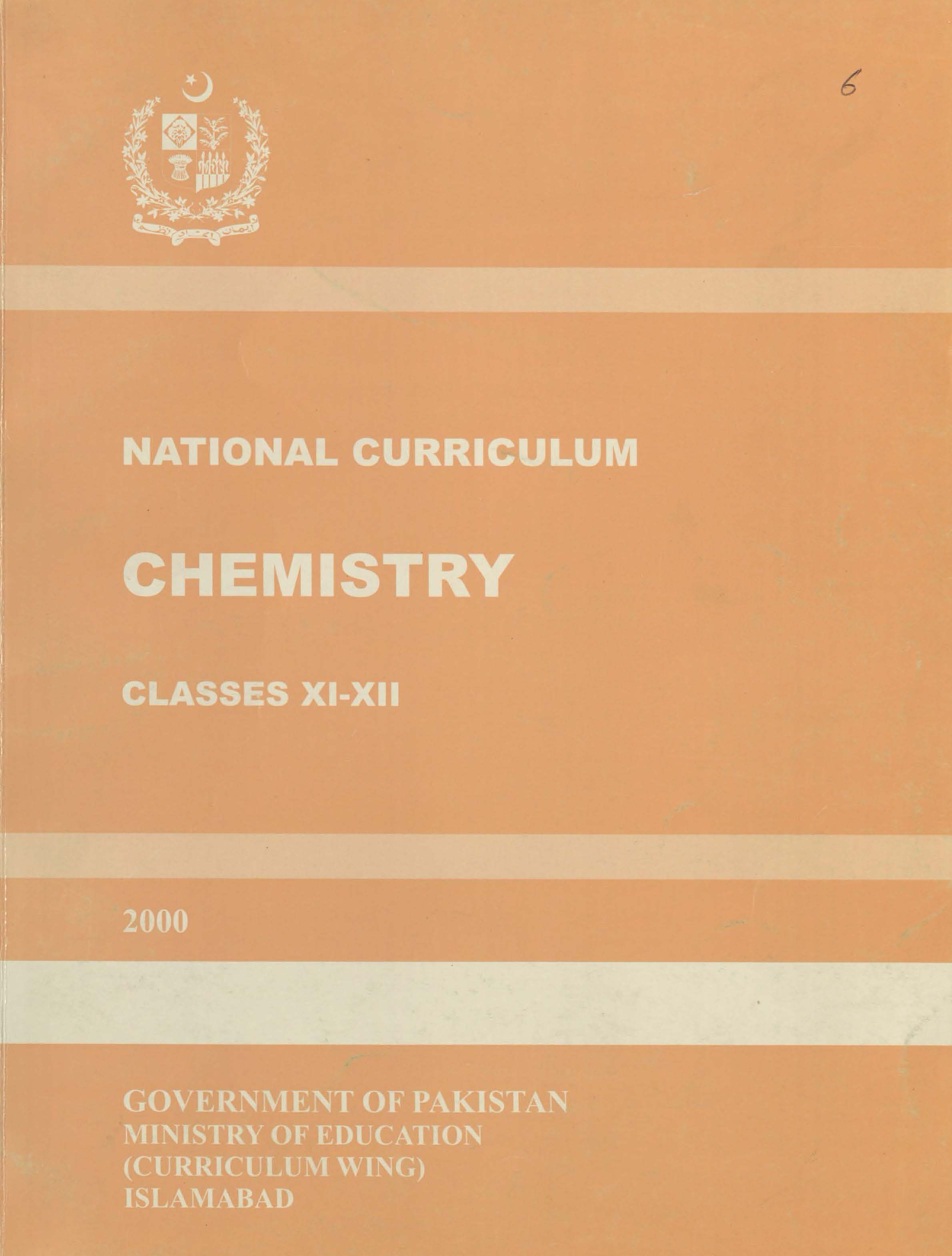 National Curriculum Chemistry (Grade XI-XII)